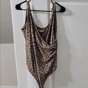 A&F Leopard Body Suit